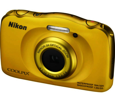 Nikon COOLPIX S33 Tough Digital Camera - Yellow